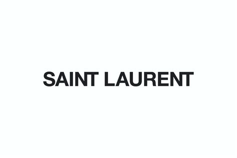 yves saint laurent logo font